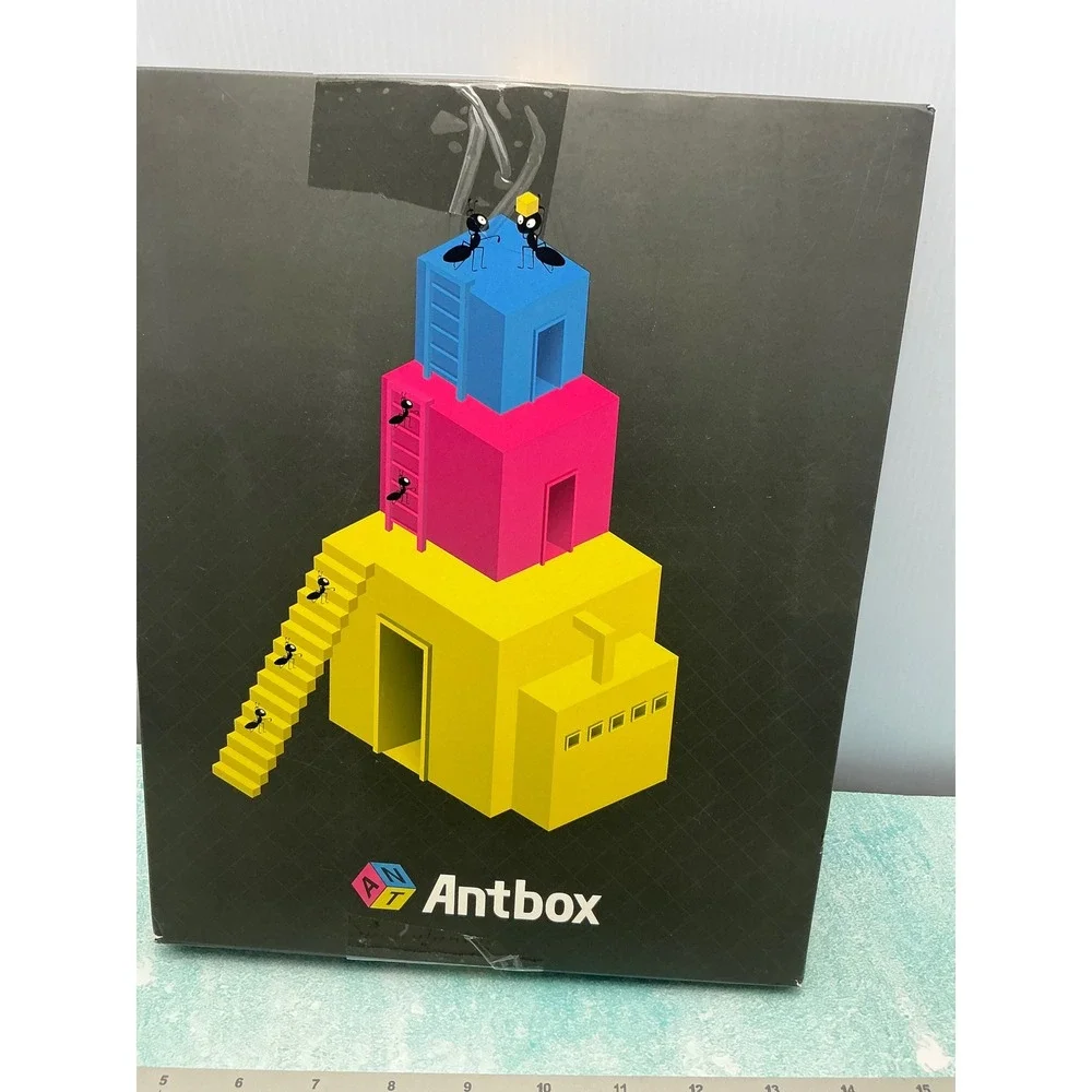Antbox Black leather Case iPad Air 13 Inch M3 M2 Pencil Holder Auto Sleep‎ Wake